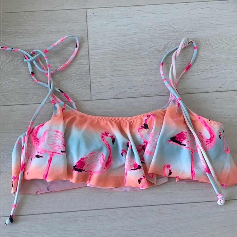 Pink by VS flamingo bathing suit top